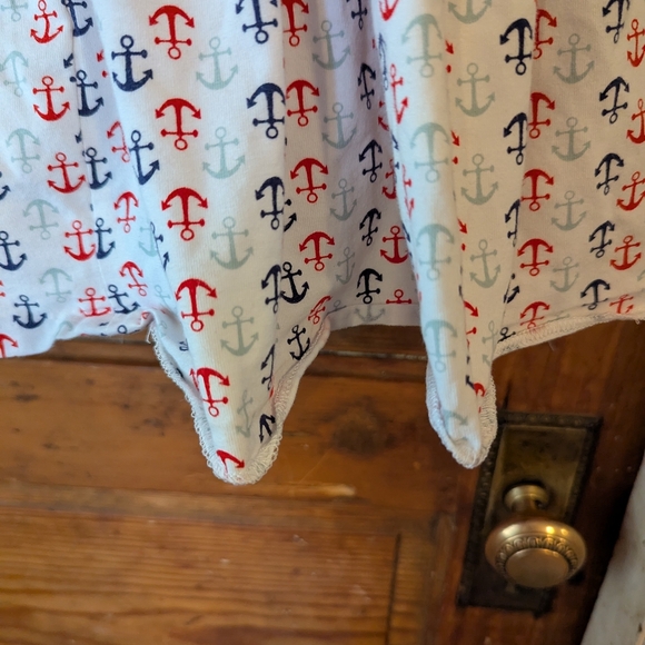 Rare Editions Blue Ruched Tiered Sundress with Sailor Collar - Picture 8 of 8